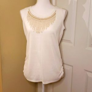 NWOT white Shannon Ford New York top